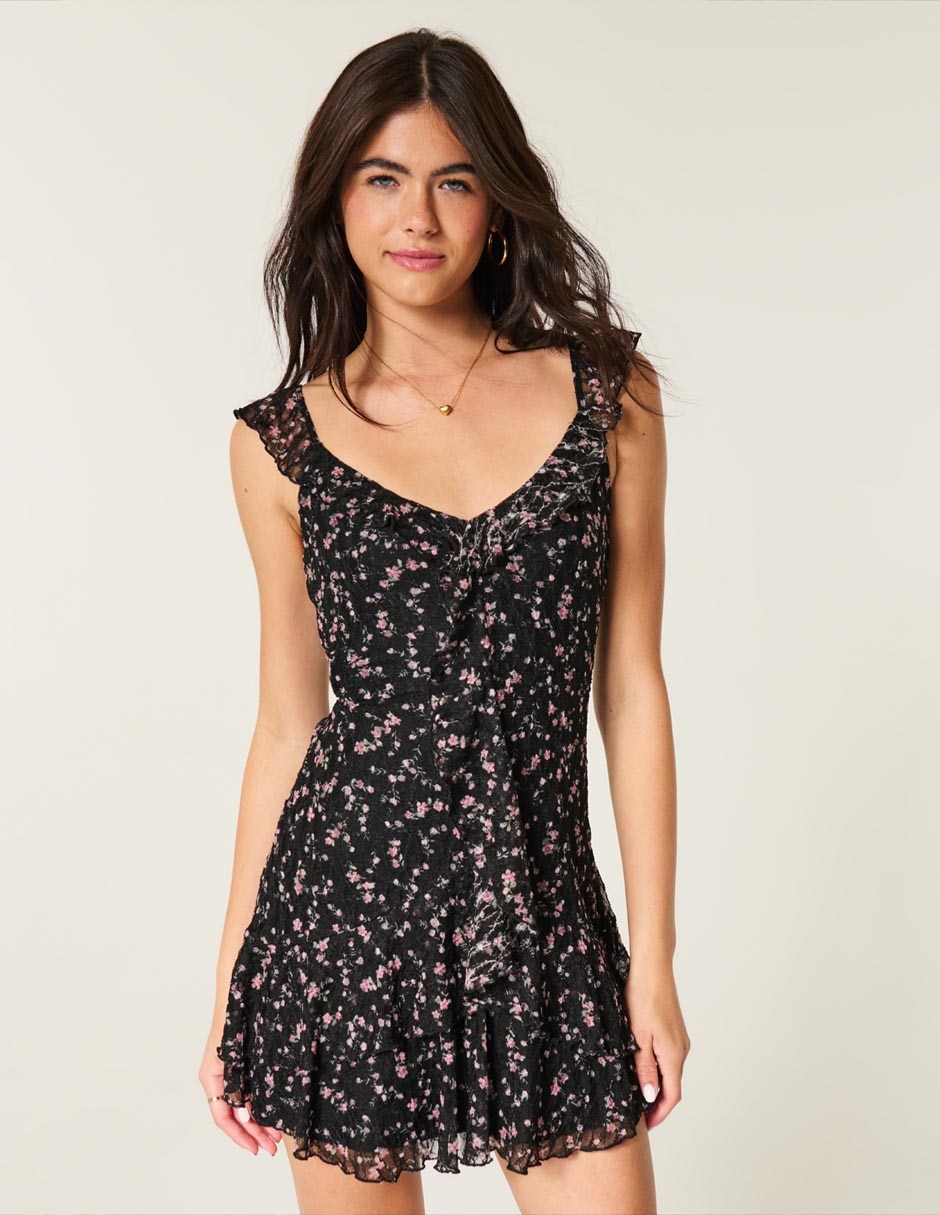 Vestido mini casual Hollister para mujer