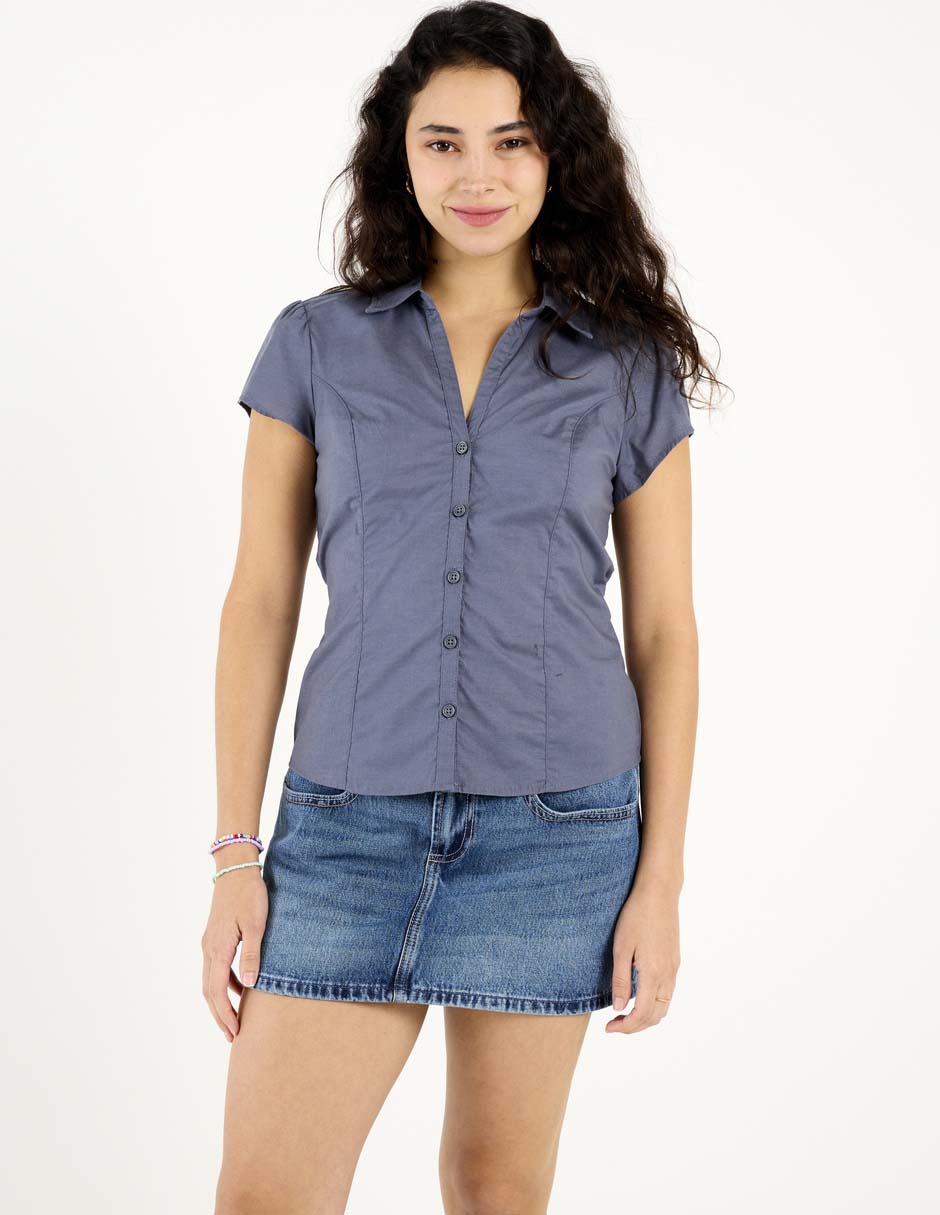 Blusa manga corta para mujer 1