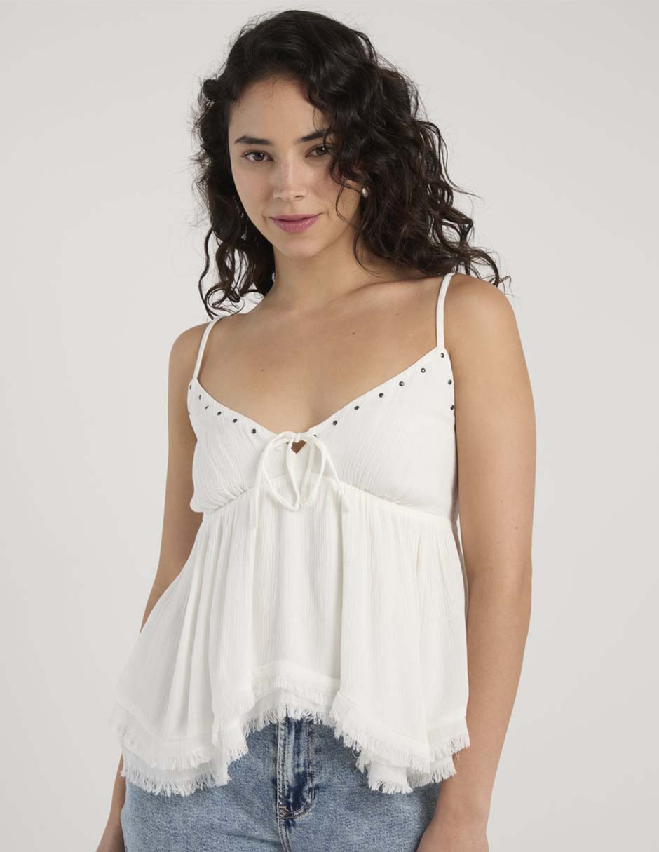Blusa de tirantes para mujer 7