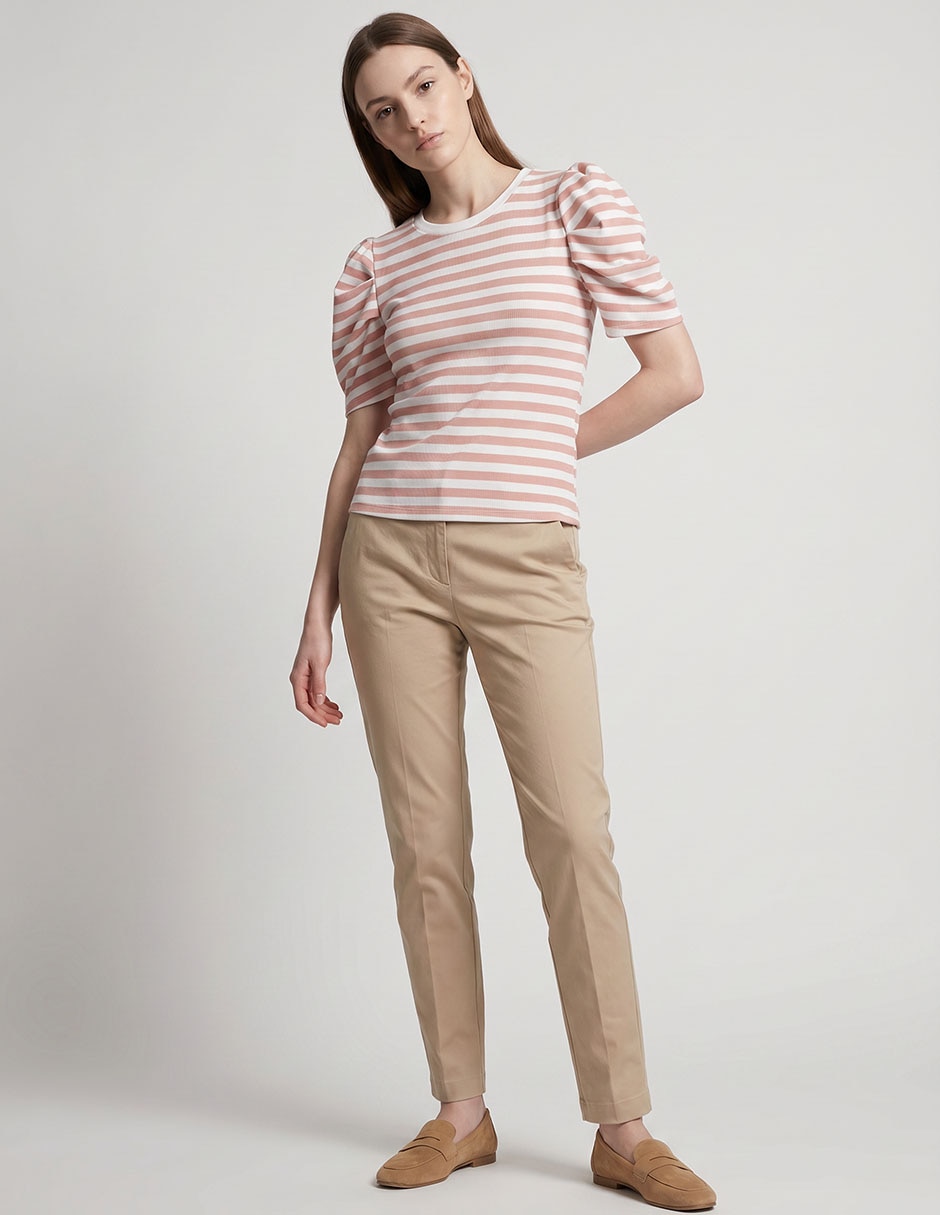 Blusa manga corta para mujer