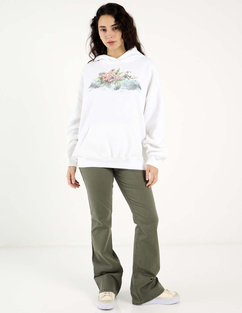 Sudadera con capucha y bolsa para mujer 4
