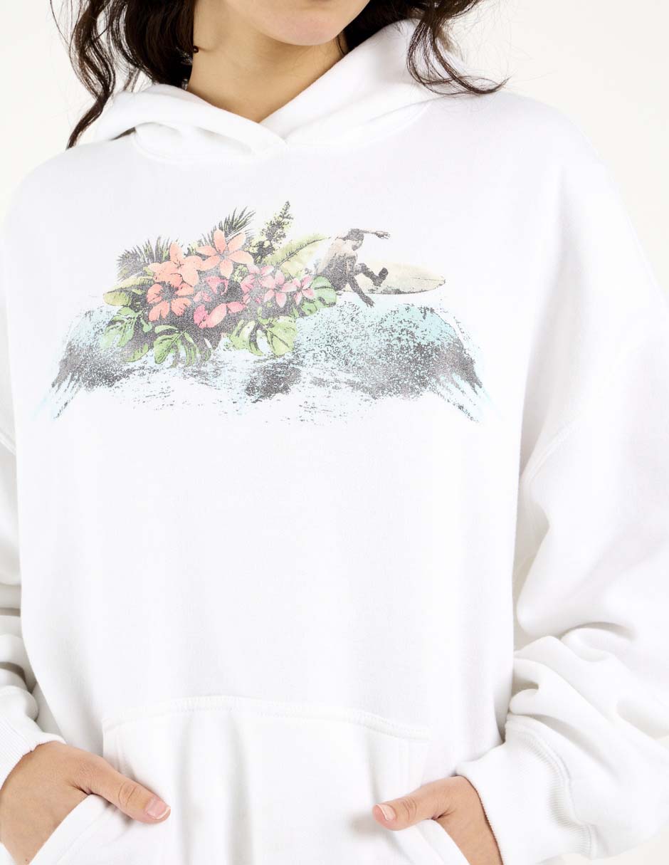 Sudadera con capucha y bolsa para mujer 3