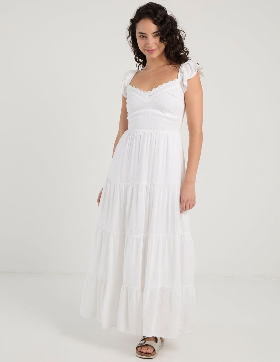 Vestido largo casual para mujer