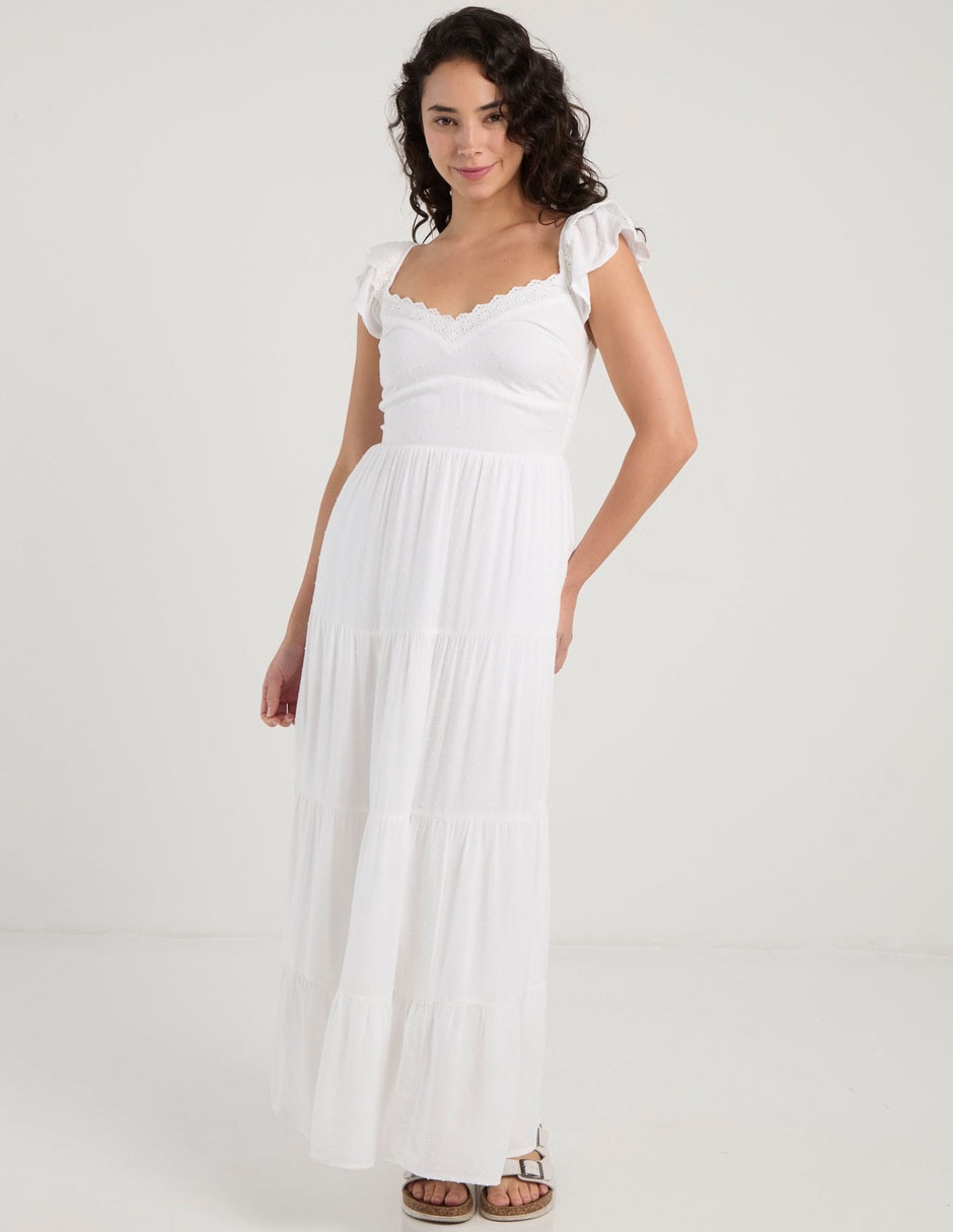 Vestido largo casual para mujer 5