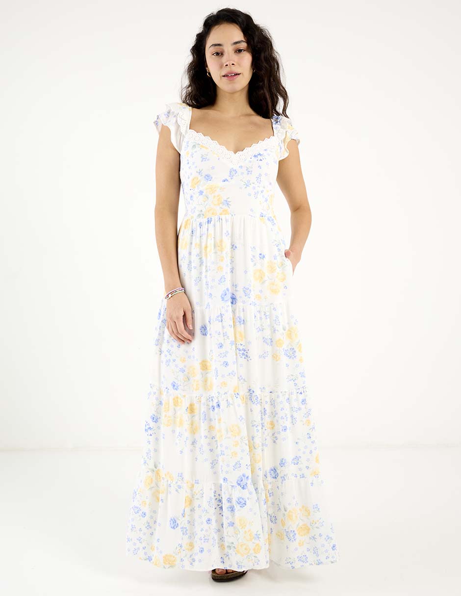 Vestido largo casual para mujer