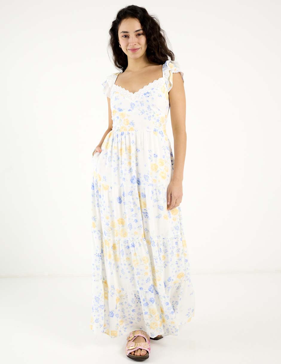 Vestido largo casual para mujer 5