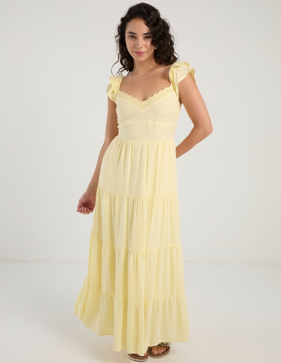 Vestido largo casual para mujer