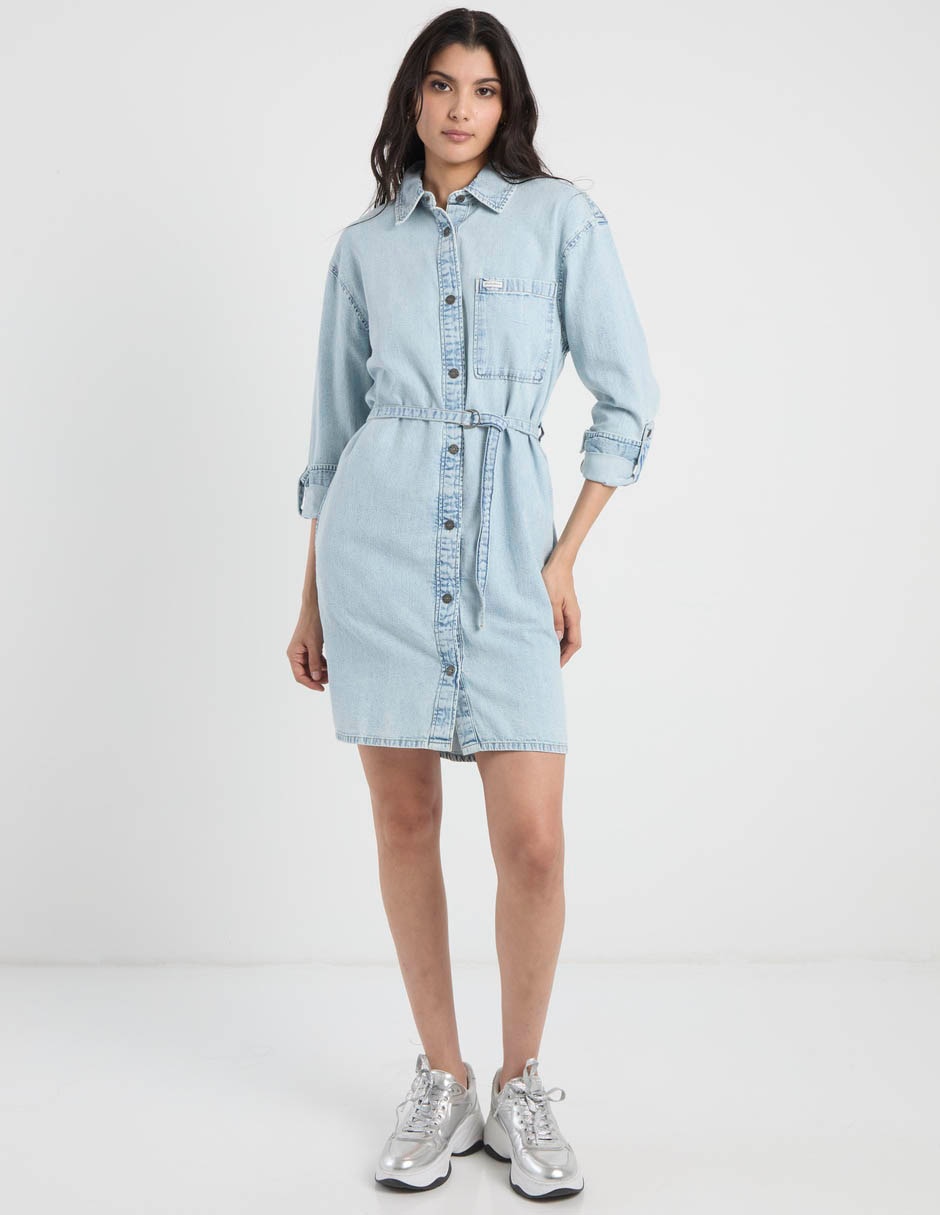 Vestido arriba rodilla casual sp26 para mujer 5