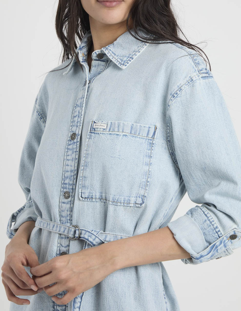 Vestido arriba rodilla casual para mujer 3