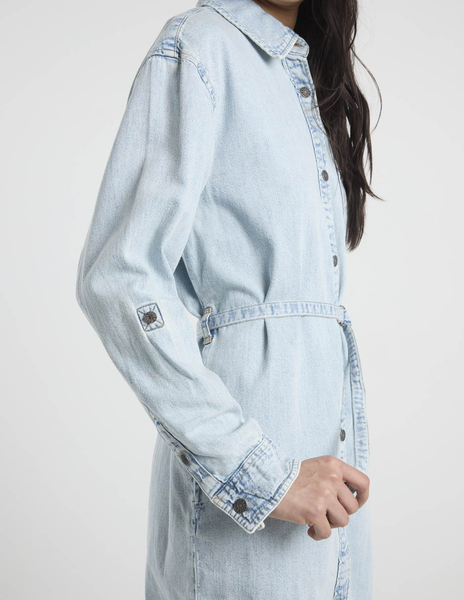 Vestido arriba rodilla casual para mujer 6