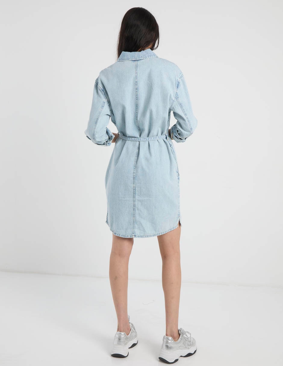 Vestido arriba rodilla casual para mujer 7