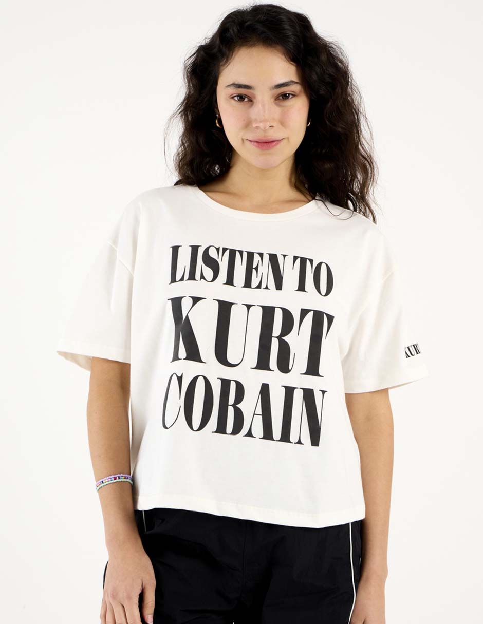Playera manga corta cuello redondo para mujer Playera manga corta cuello redondo para mujer