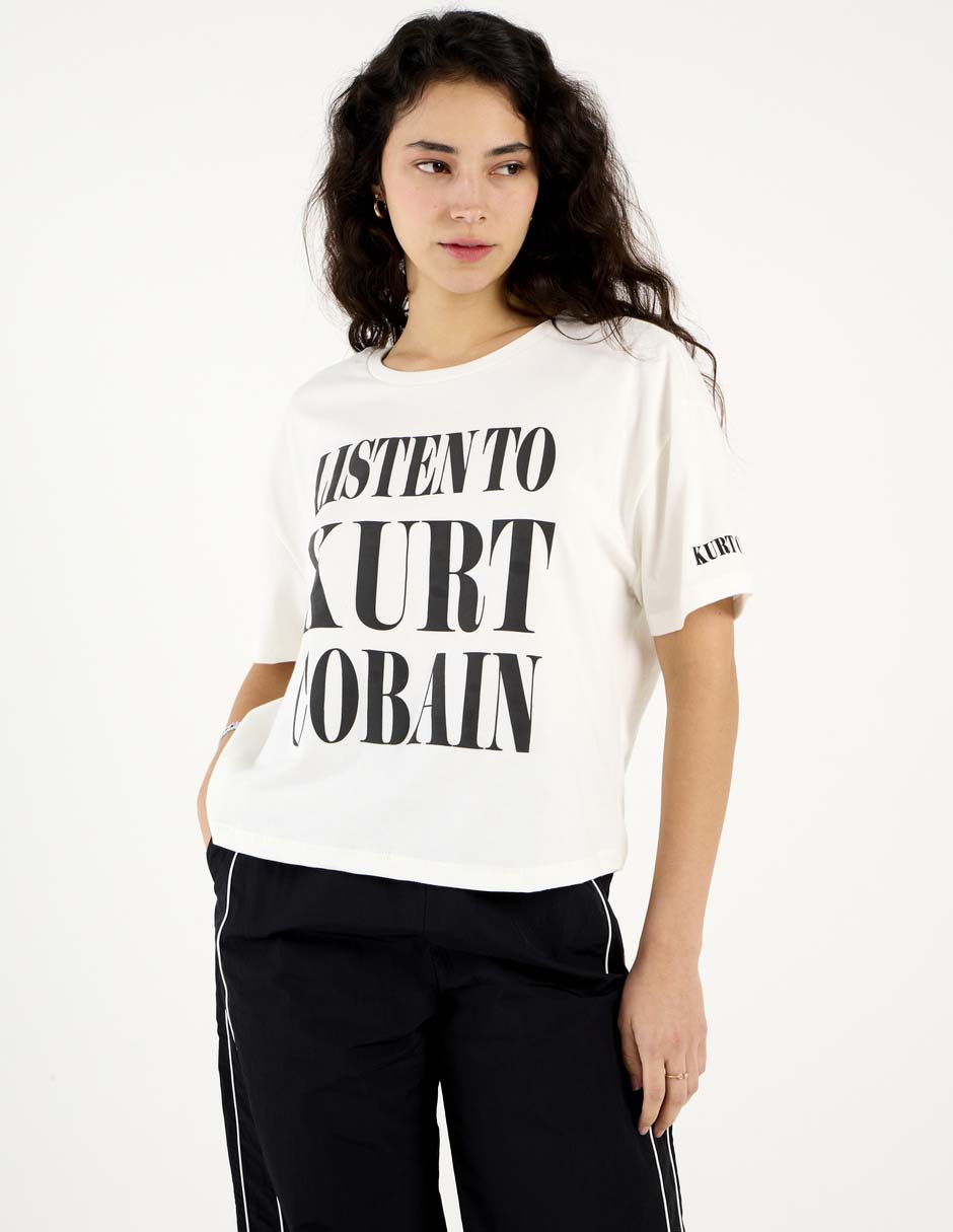 Playera manga corta cuello redondo para mujer 2