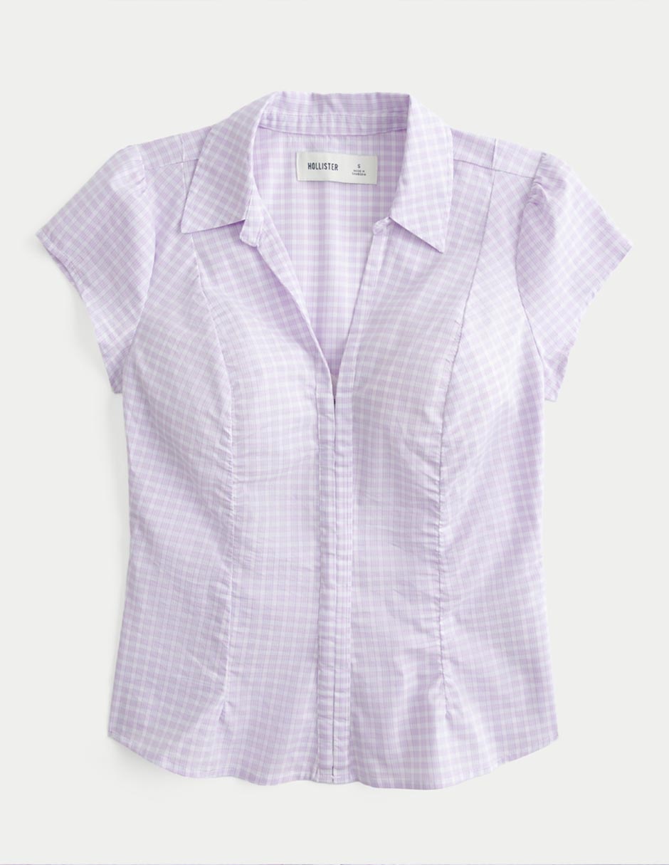 Blusa manga corta para mujer 9
