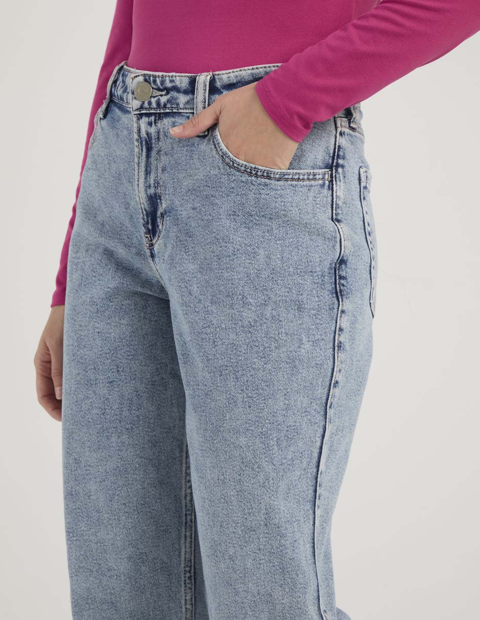 Jeans straight para mujer 3
