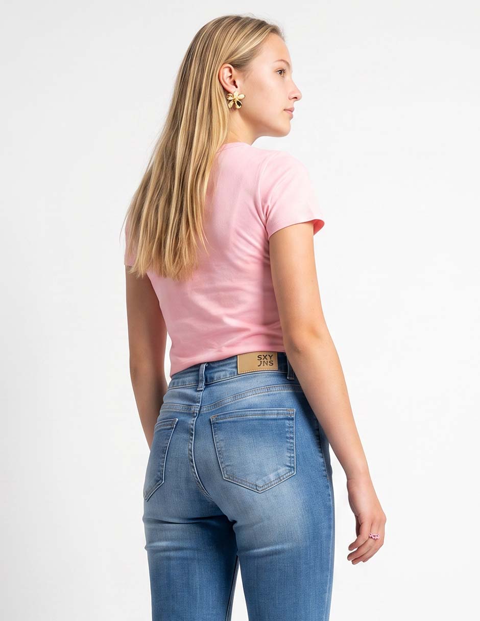 Jeans acampanado para mujer
