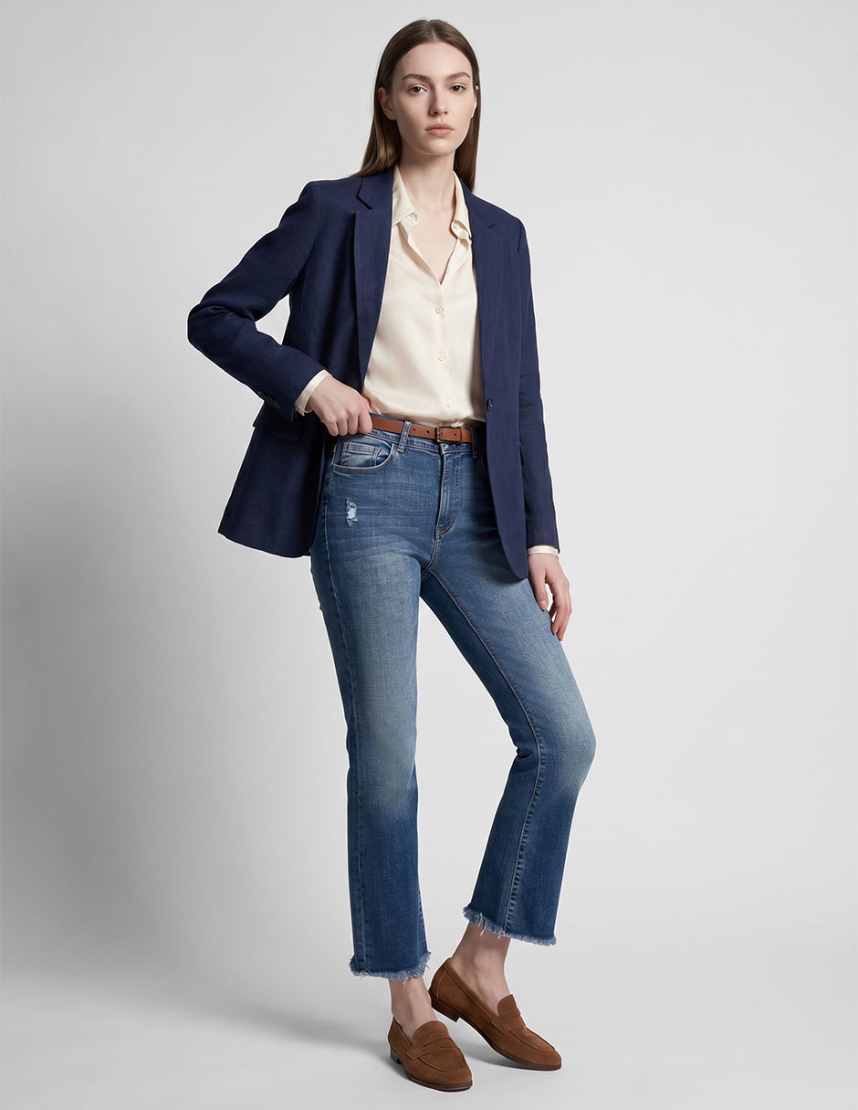 Jeans acampanado para mujer