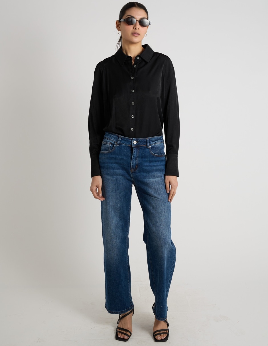 Jeans staight para mujer 3