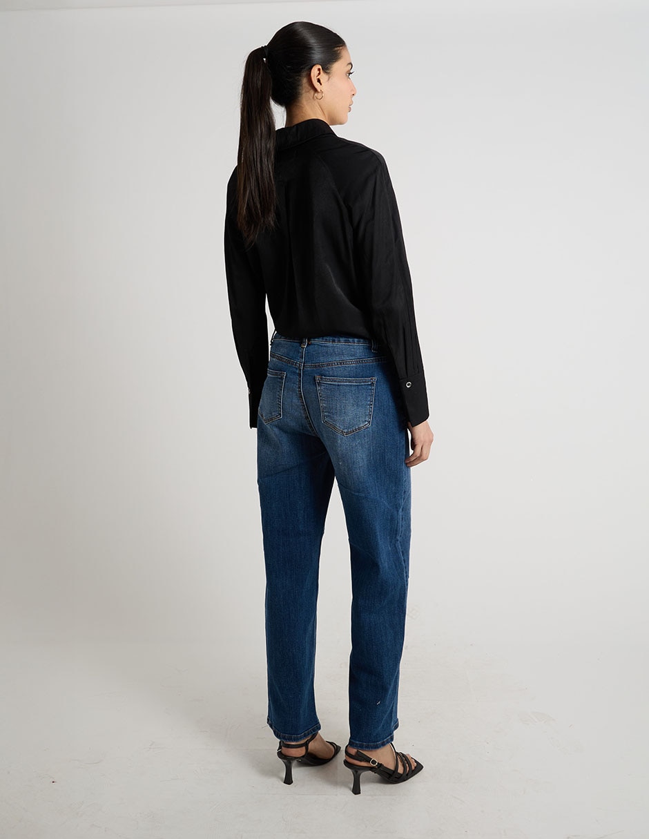 Jeans staight para mujer 4
