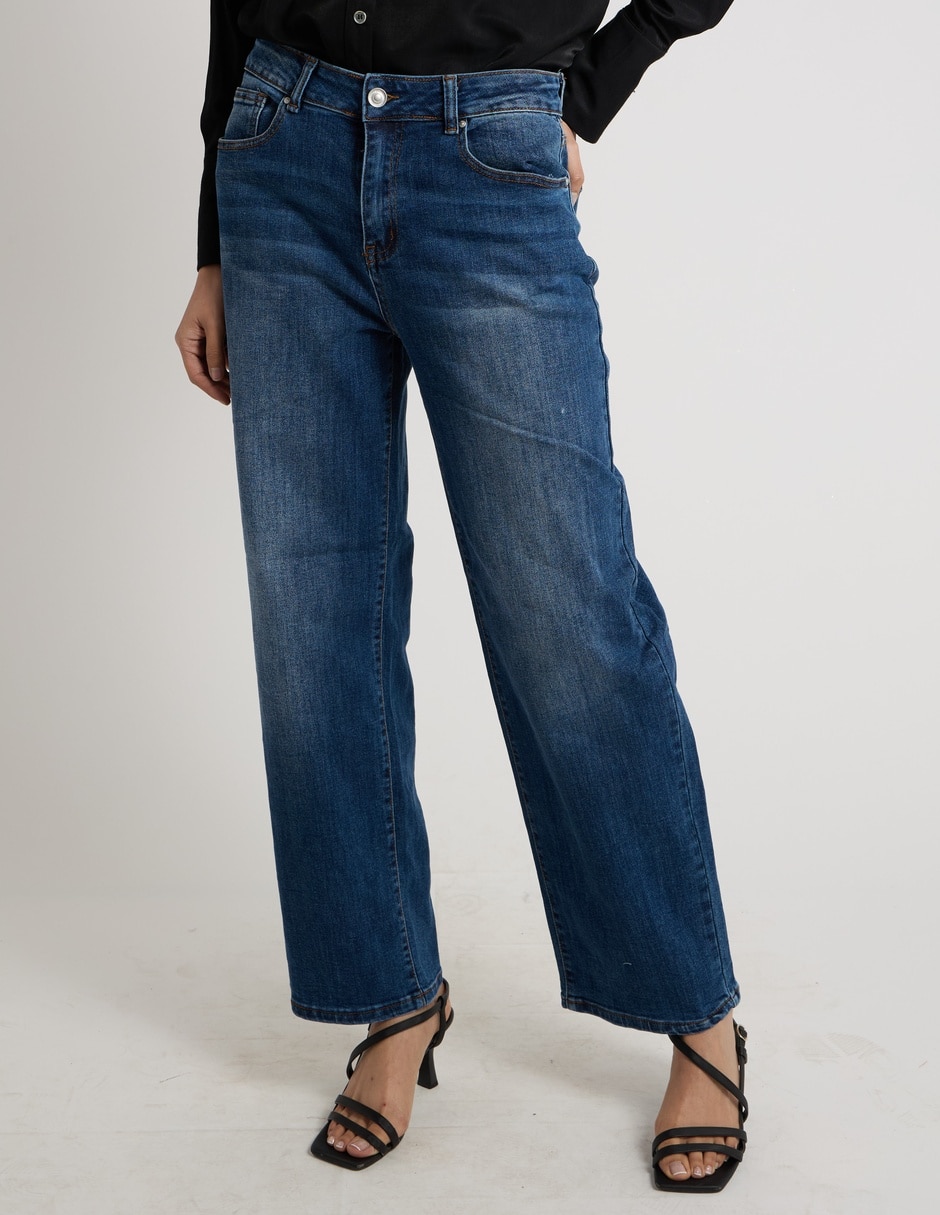 Jeans staight para mujer