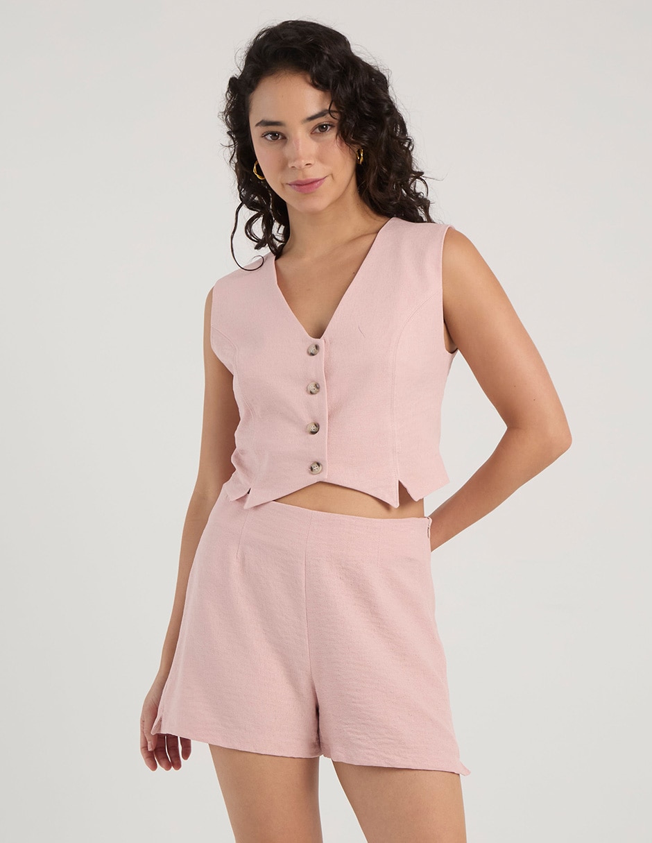 Short de poliéster para mujer 1