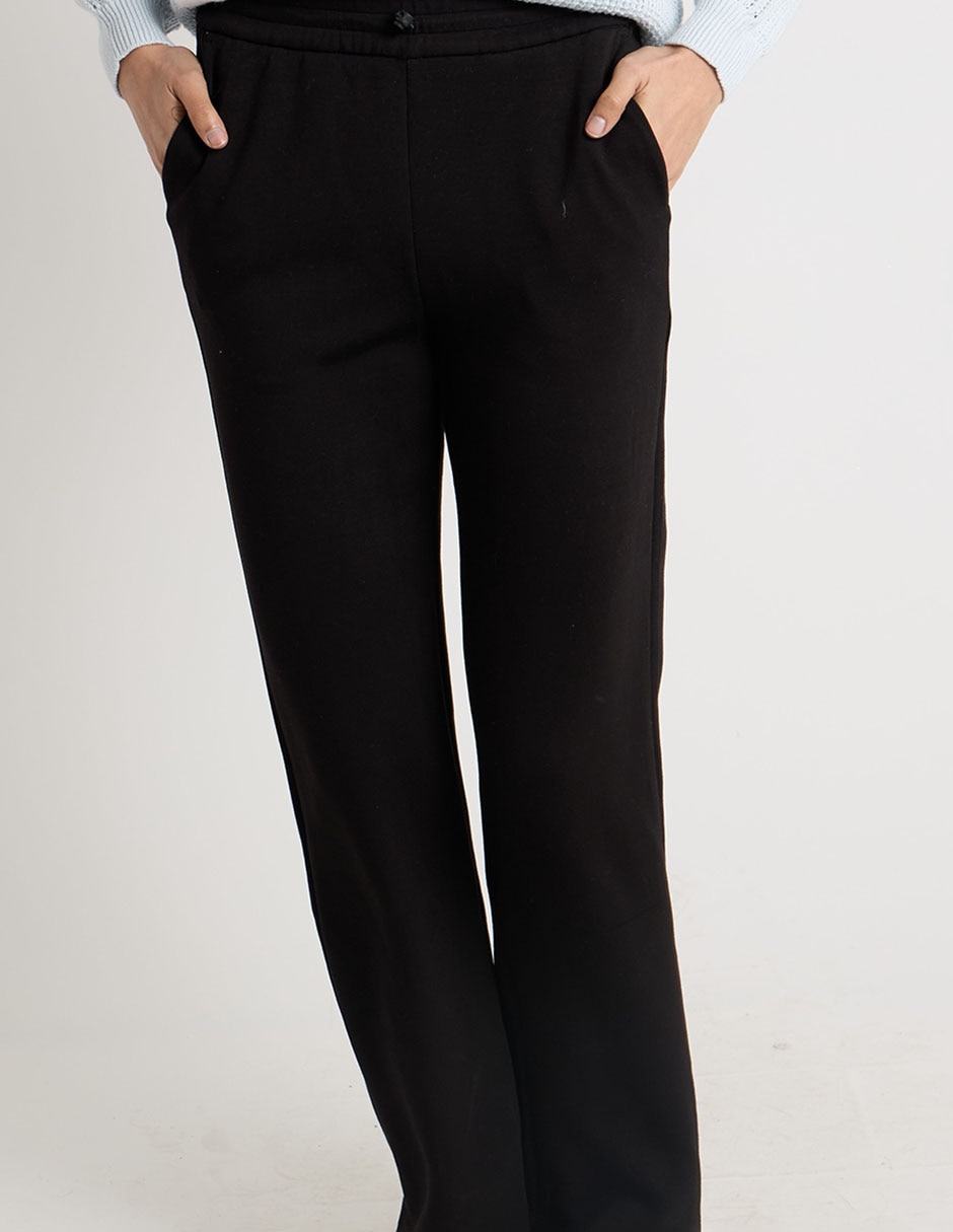 Pants recto con elástico para mujer 5