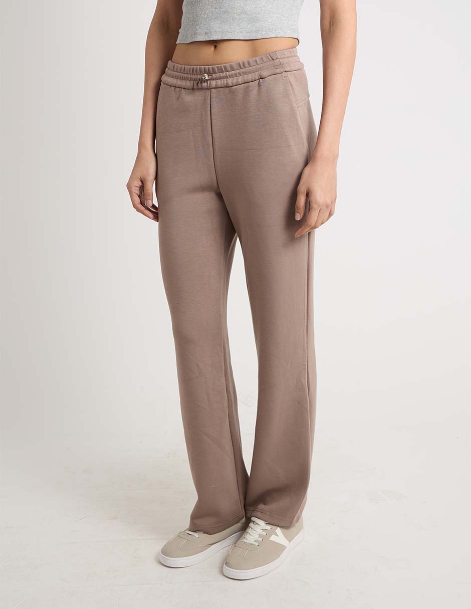 Pants recto con elástico para mujer Pants recto con elástico para mujer