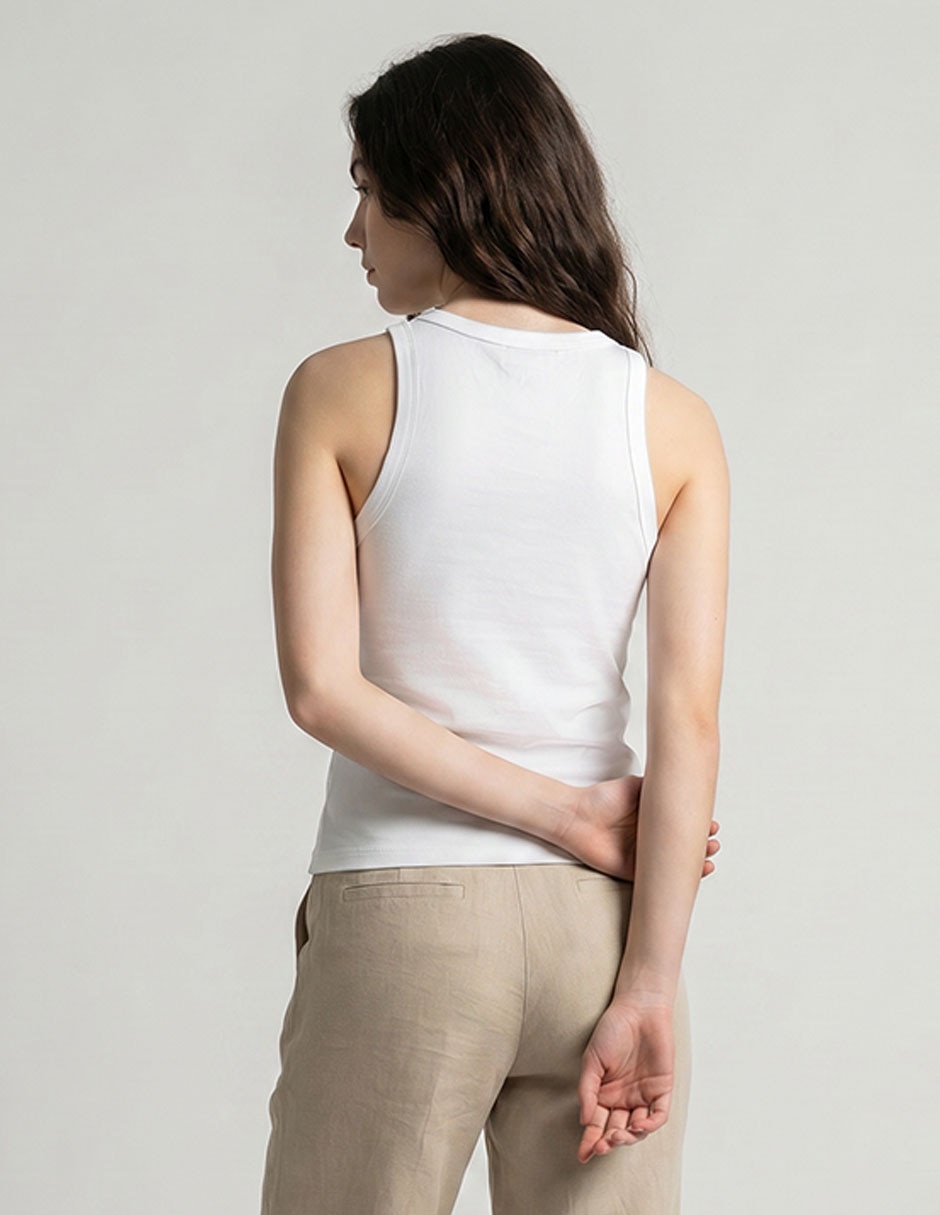 Playera cuello redondo para mujer 2