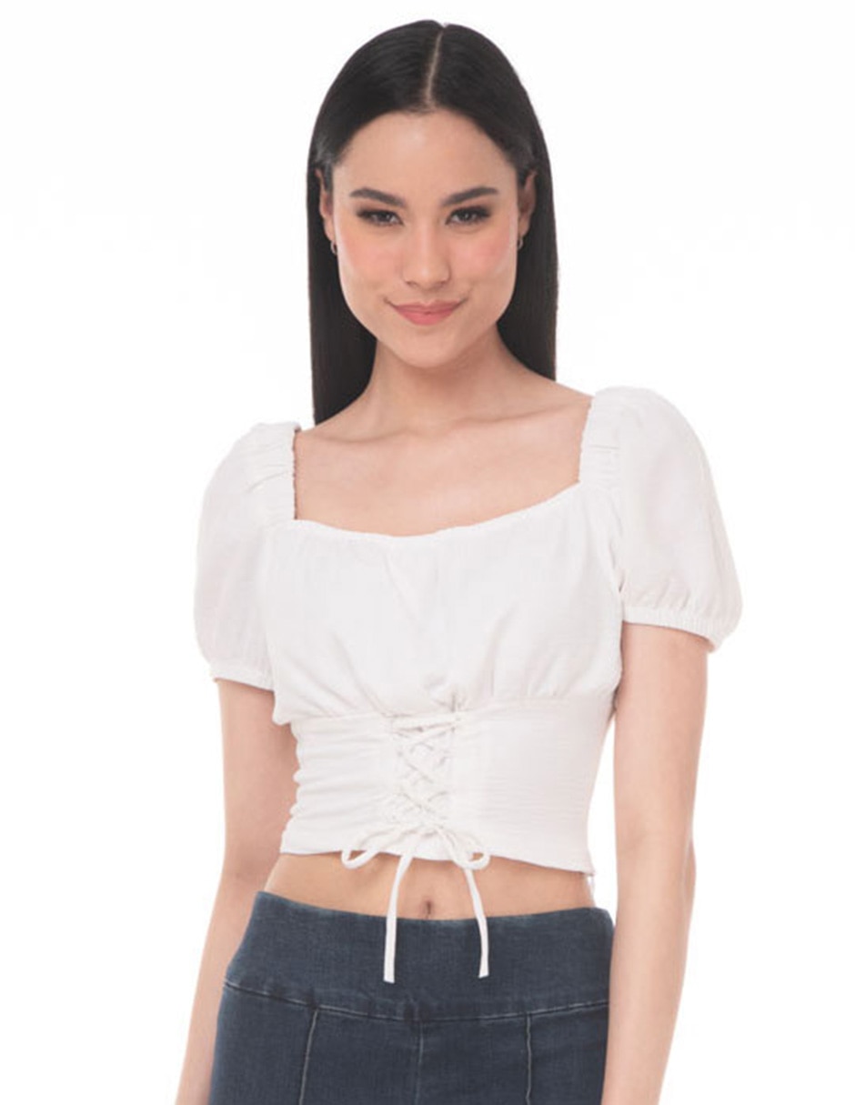 Blusa manga corta para mujer 1