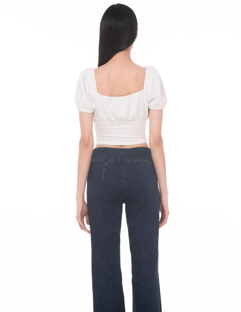 Blusa manga corta para mujer 5