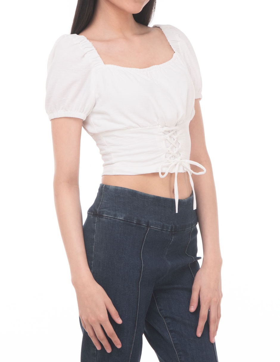 Blusa manga corta para mujer 7