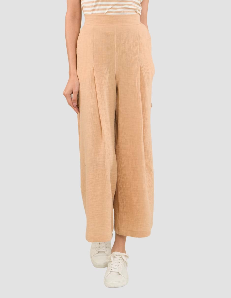 Pantalón relaxed wide leg para mujer 1