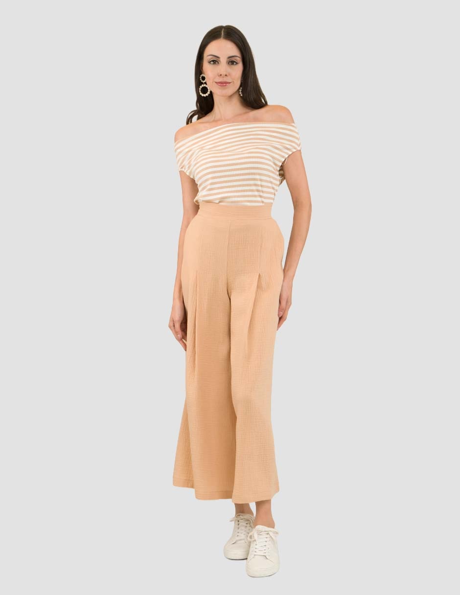 Pantalón relaxed wide leg para mujer 5