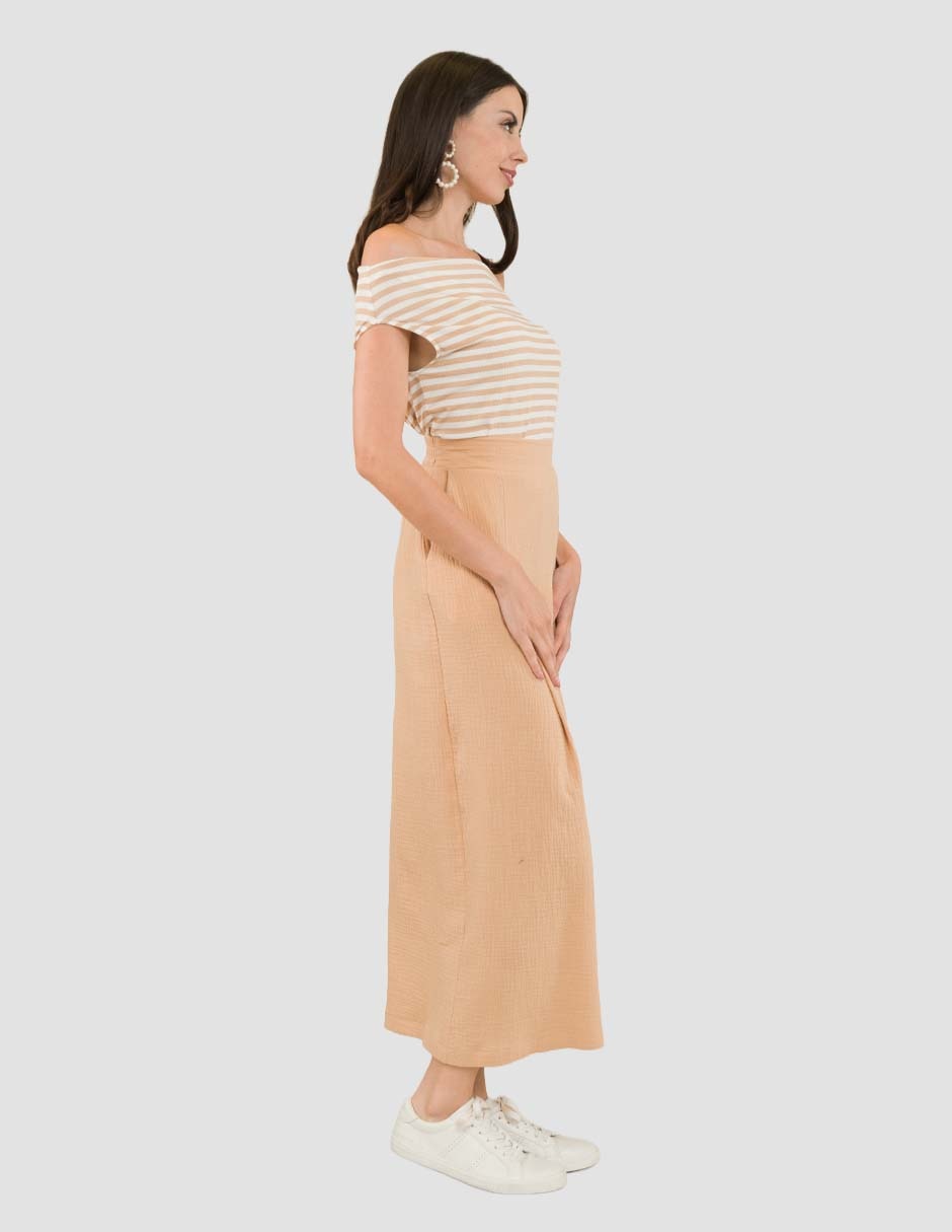 Pantalón relaxed wide leg para mujer 6