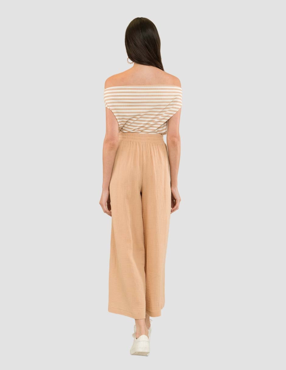 Pantalón relaxed wide leg para mujer 7