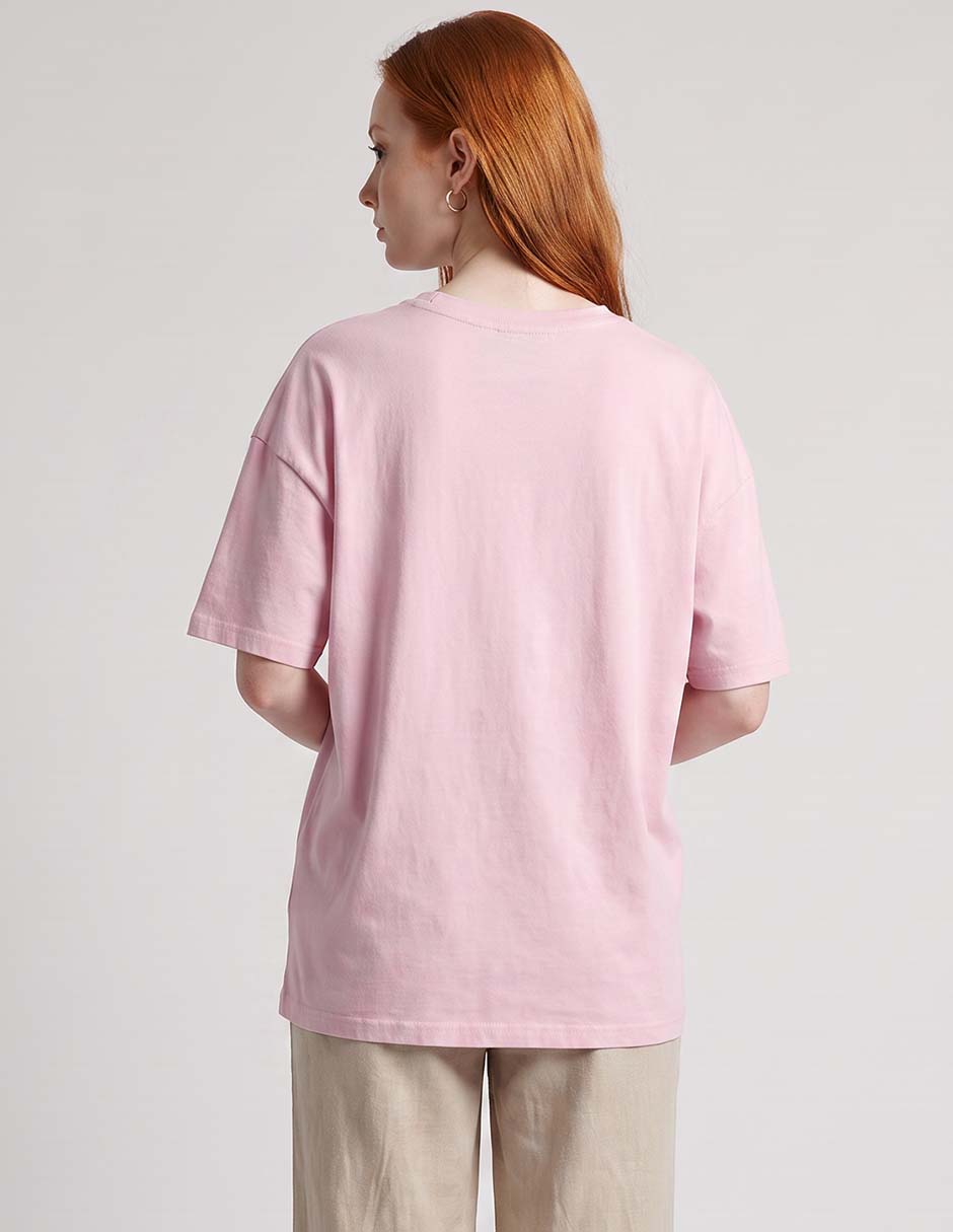 Playera manga corta cuello redondo para mujer 2
