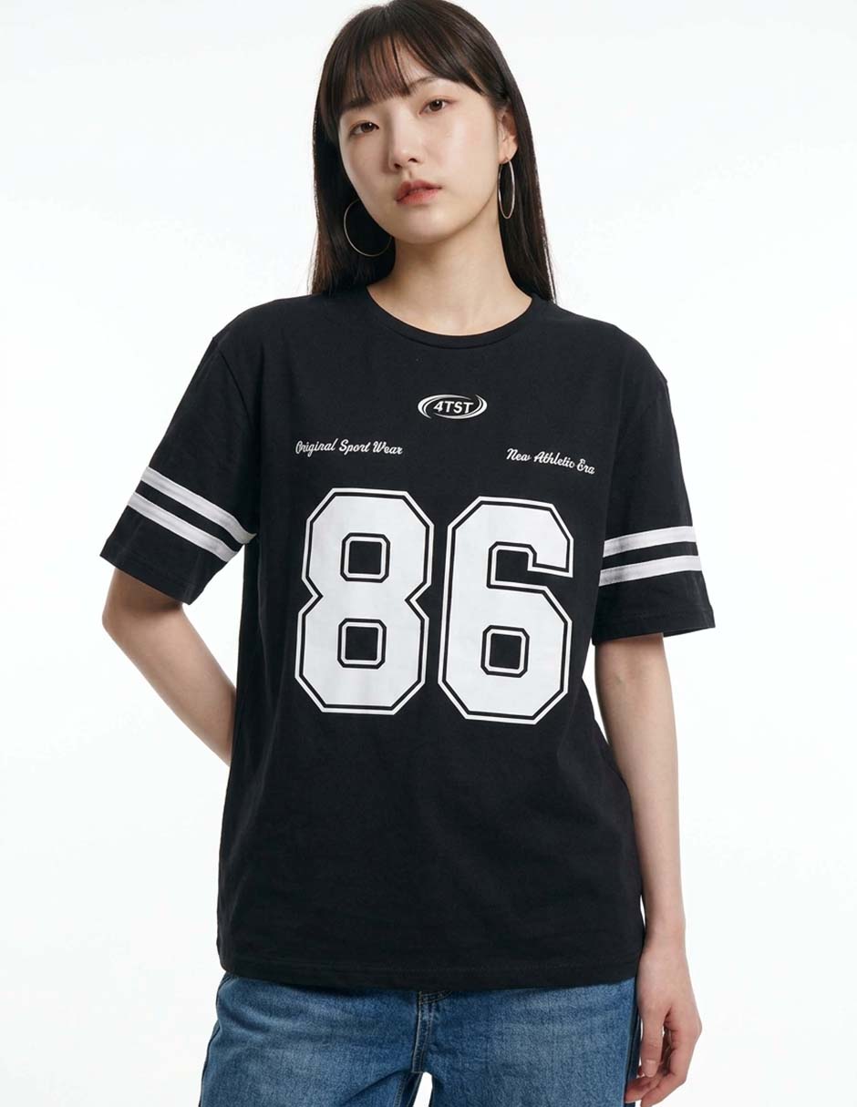 Playera manga corta Remeron Sports cuello redondo para mujer