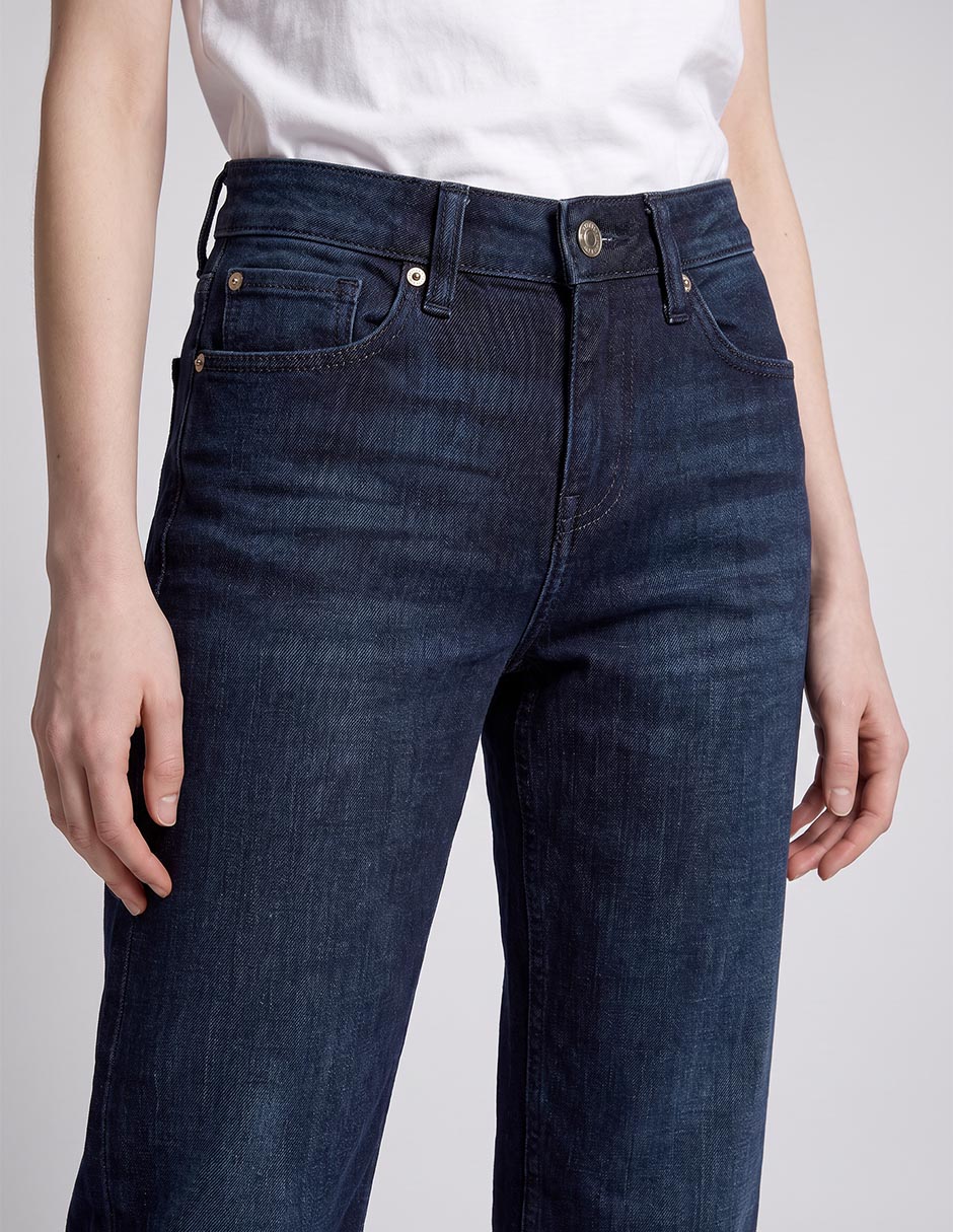 Jeans gy a la cadera para mujer 2