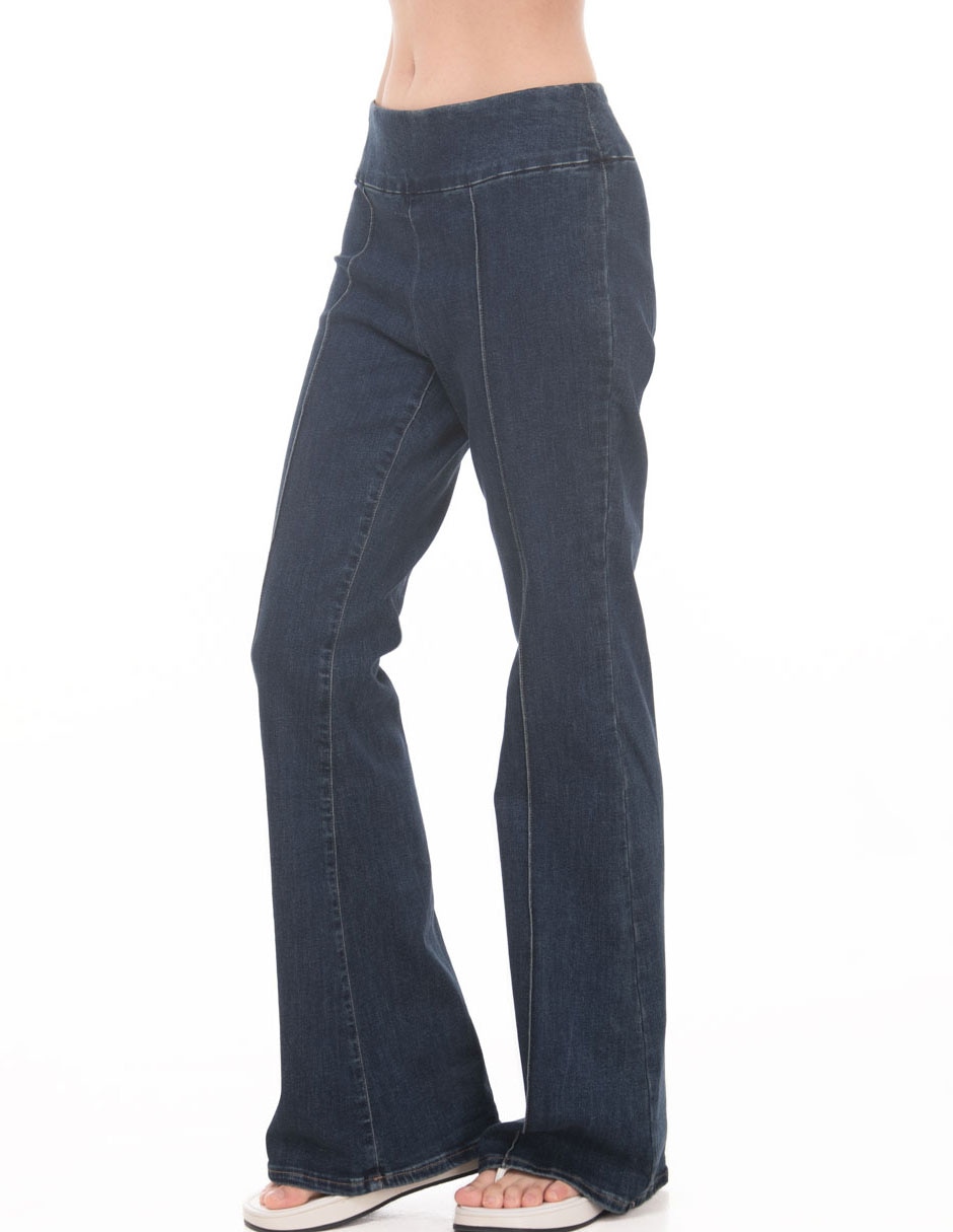 Jeans acampanado a la cintura sarah bustani para mujer