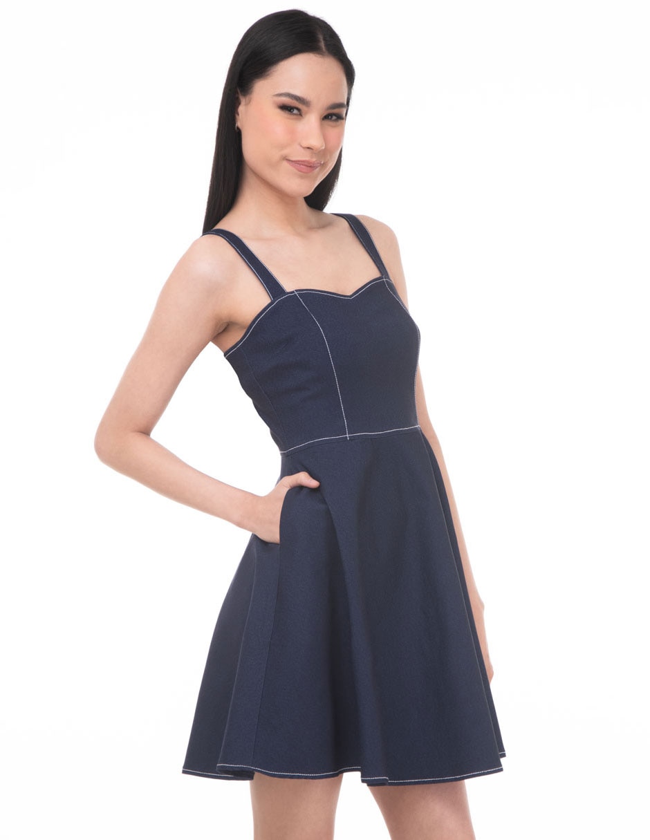 Vestido corto casual para mujer 1