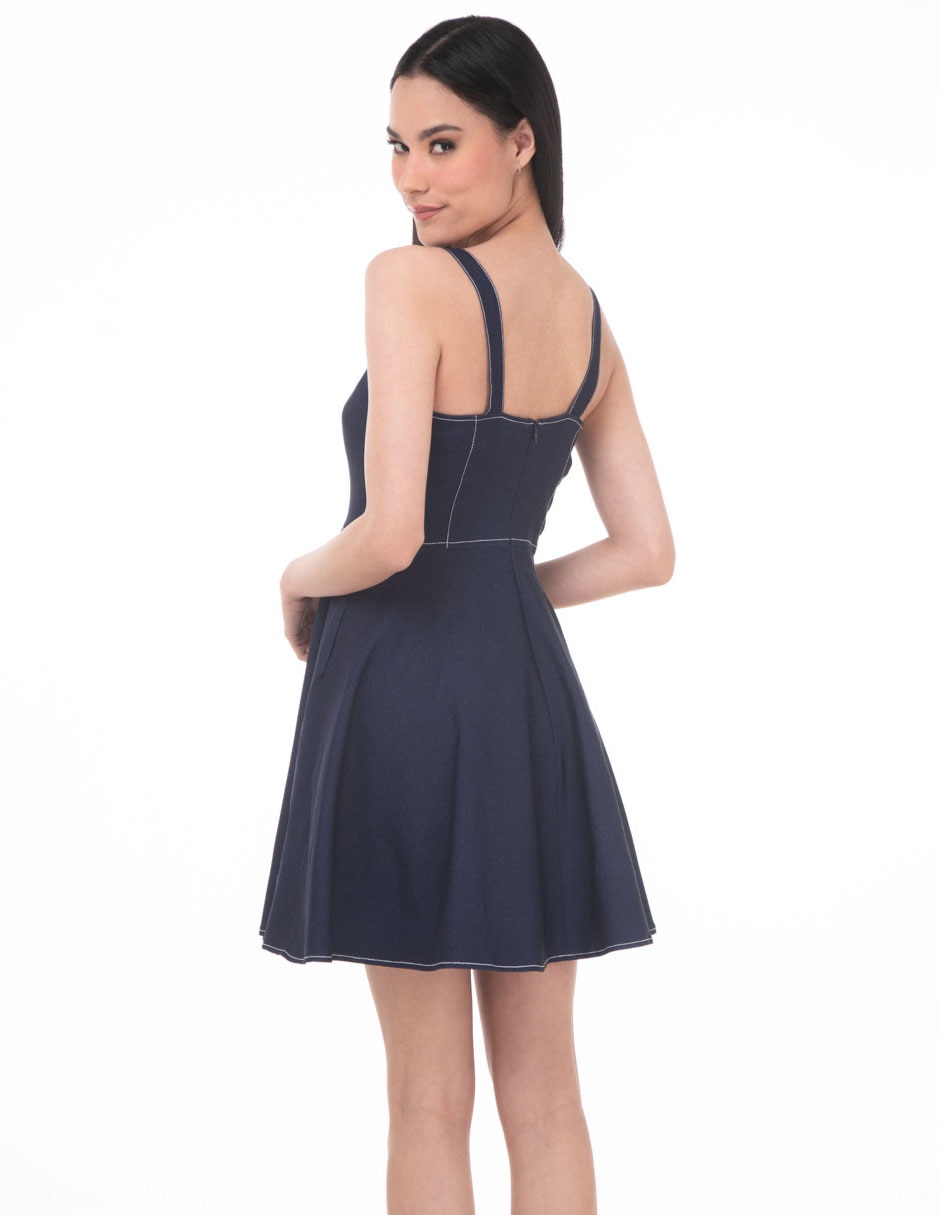 Vestido corto casual para mujer 5