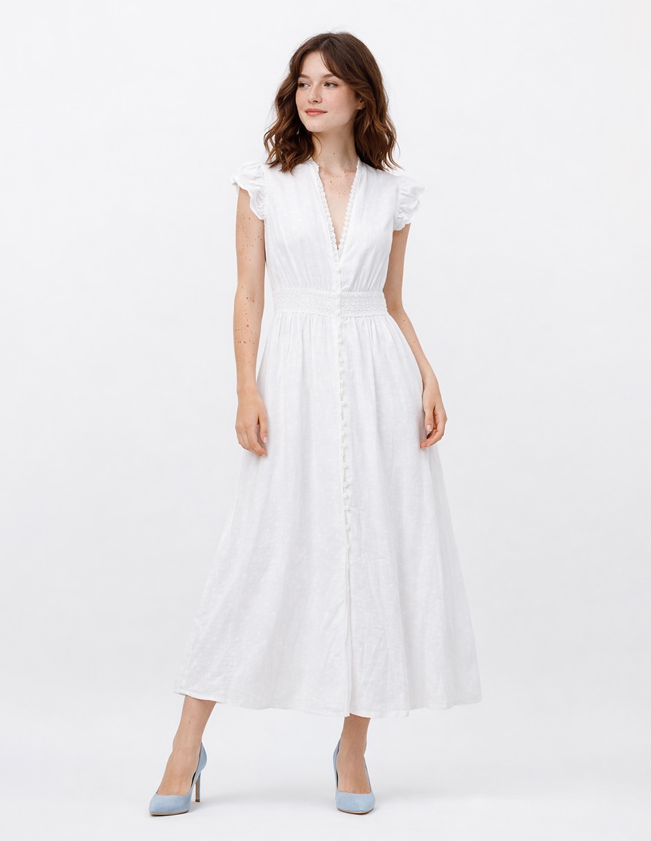 Vestido crop casual Biography para mujer