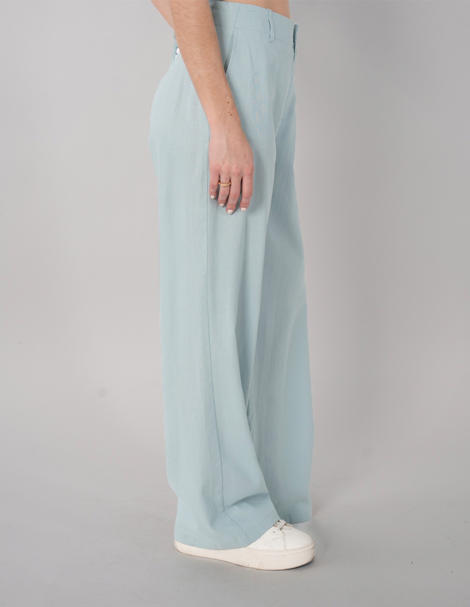 Pantalón regular regular para mujer 2