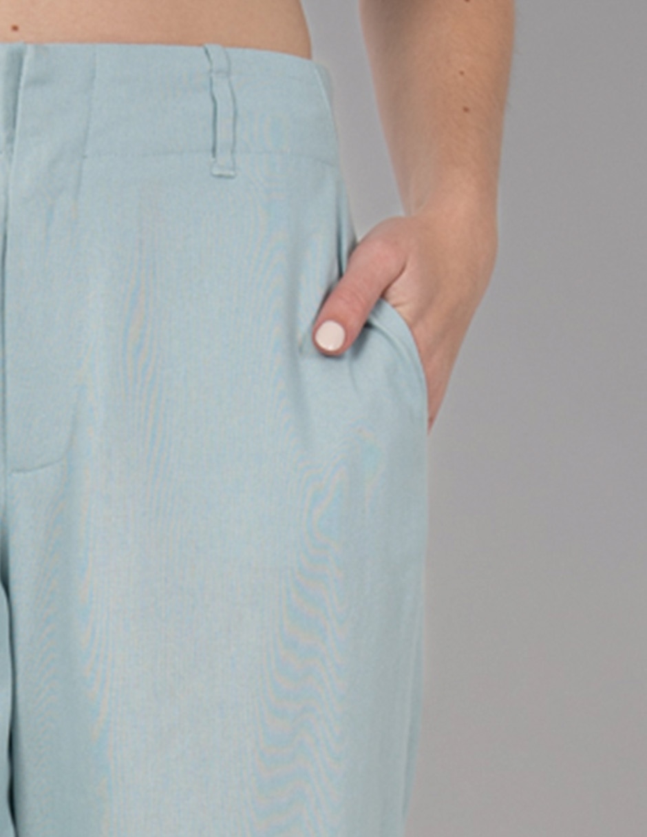 Pantalón regular regular para mujer 3
