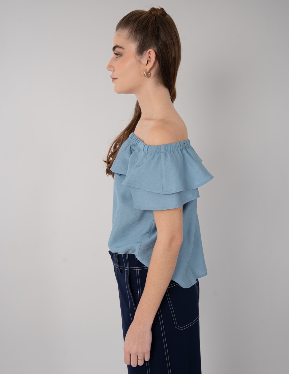 Blusa Salsa manga corta para mujer