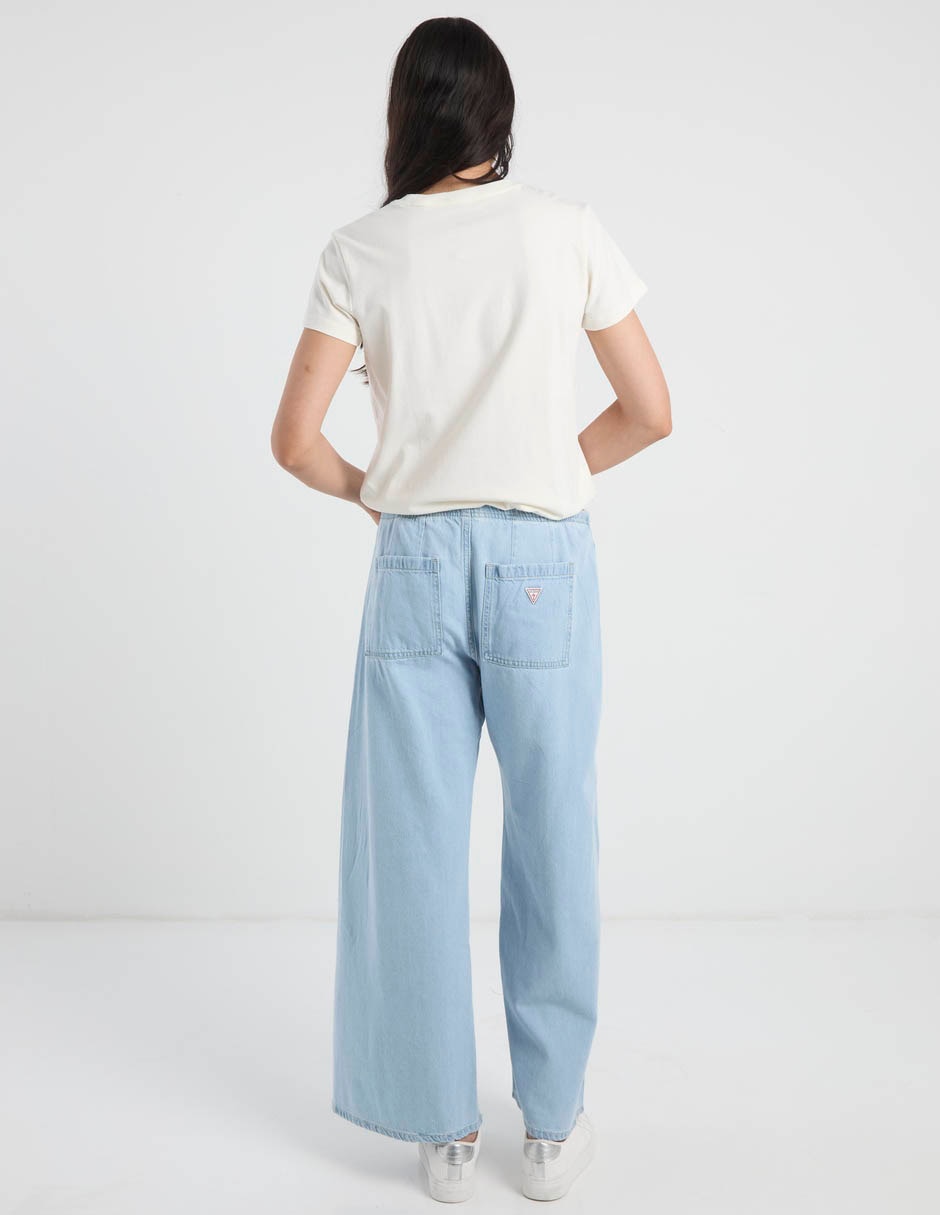Jeans relaxed wide leg para mujer 6
