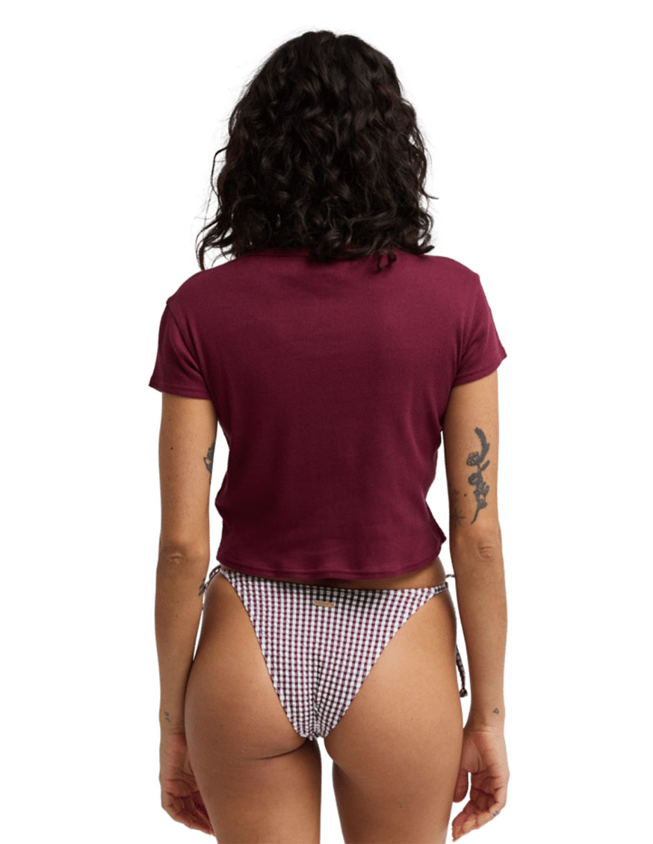 Blusa Billabong manga corta para mujer