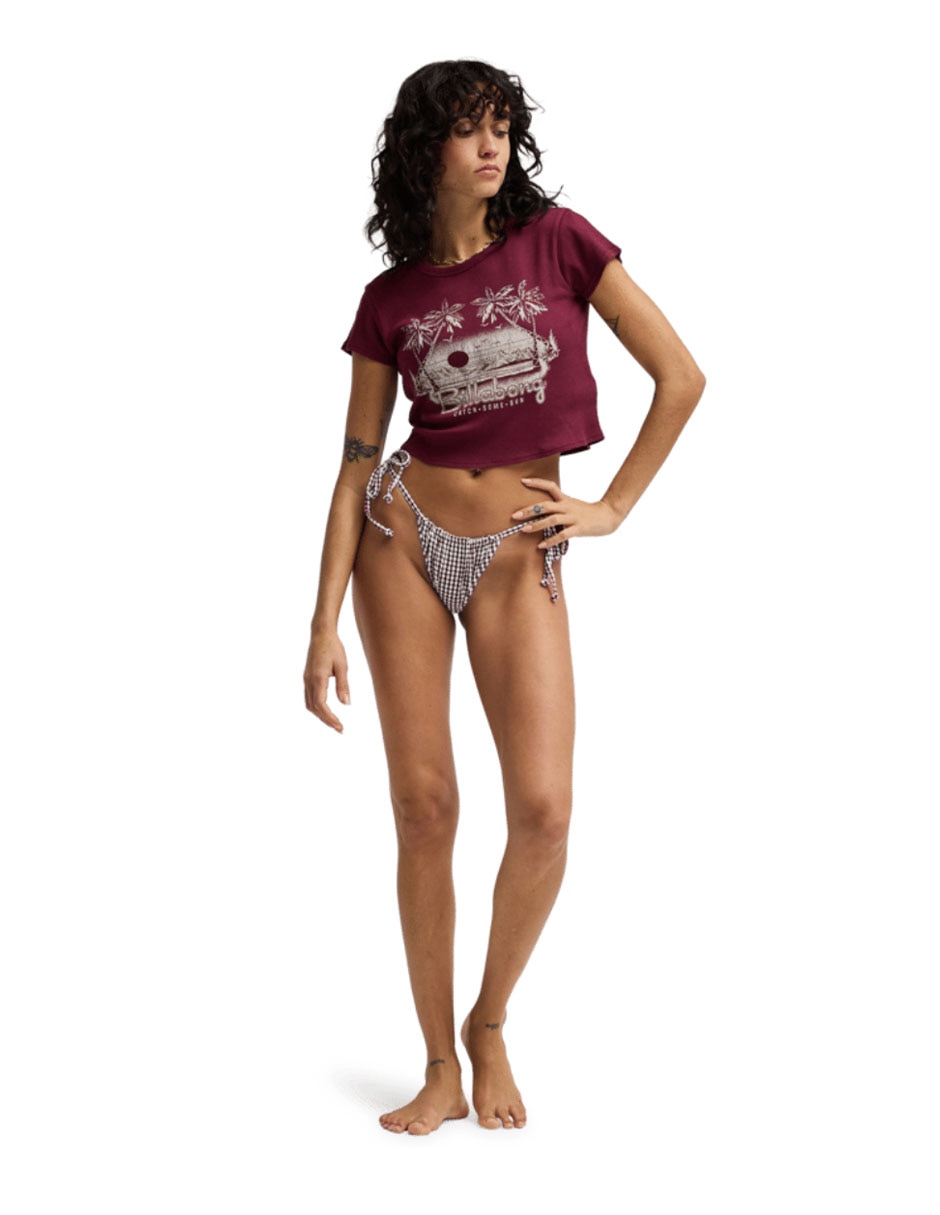 Blusa Billabong manga corta para mujer