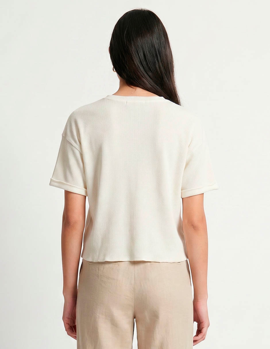 Blusa manga corta para mujer 2