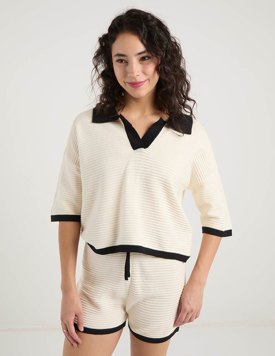 Blusa manga 3/4 para mujer 10